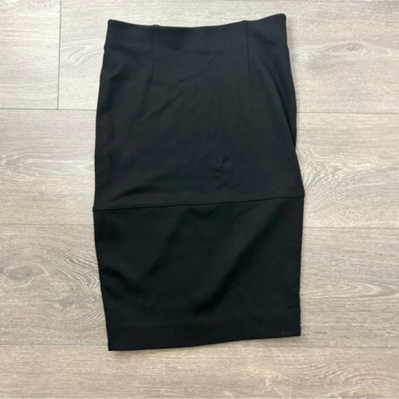 Wilfred Aritzia Women’s Skirt Campagne Pencil High Rise Waist Zipper Black 0 - Picture 8 of 8